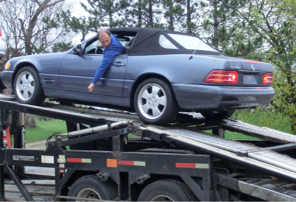 Car on Trailer 4